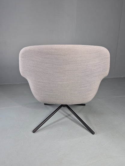 Vintage Swivel Lounge Chair Icons of Denmark Smile Chair Retro Modern EB12854