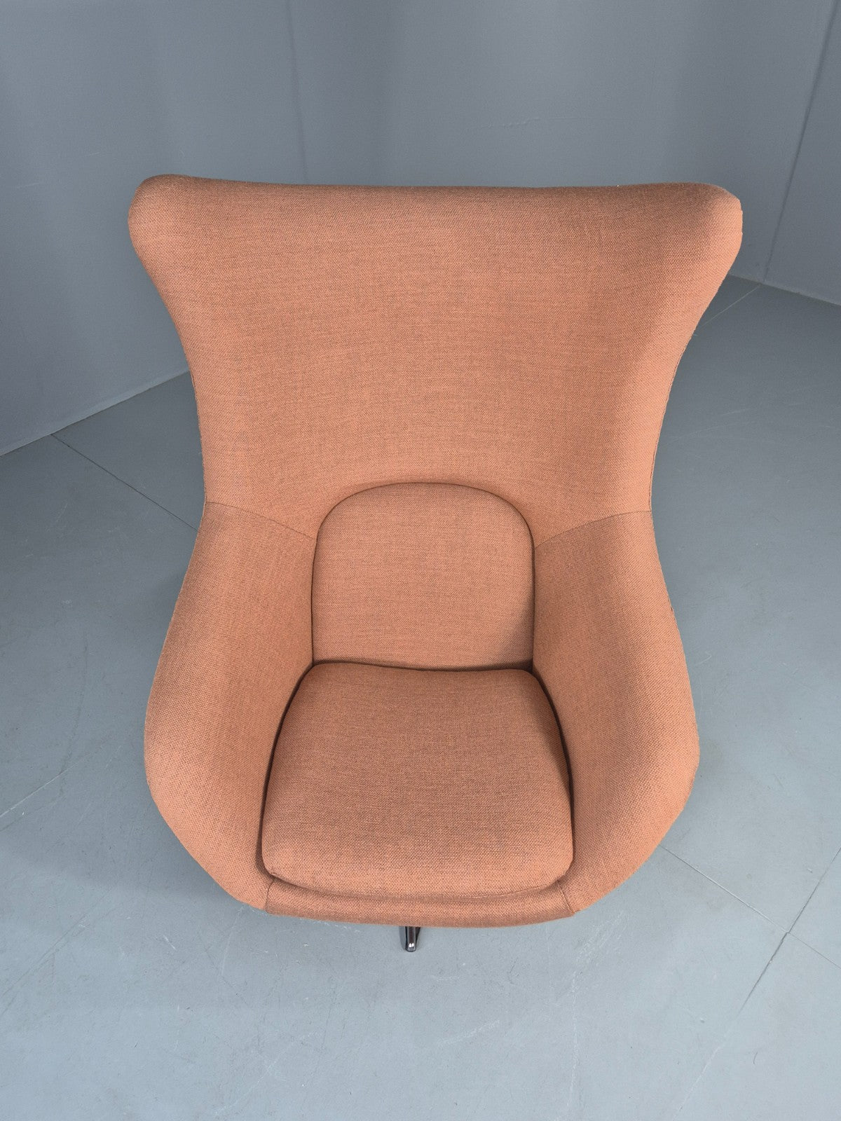 Vintage Danish Bucket Egg Chair New Upholstery 1960s Retro Mid Century EB12111