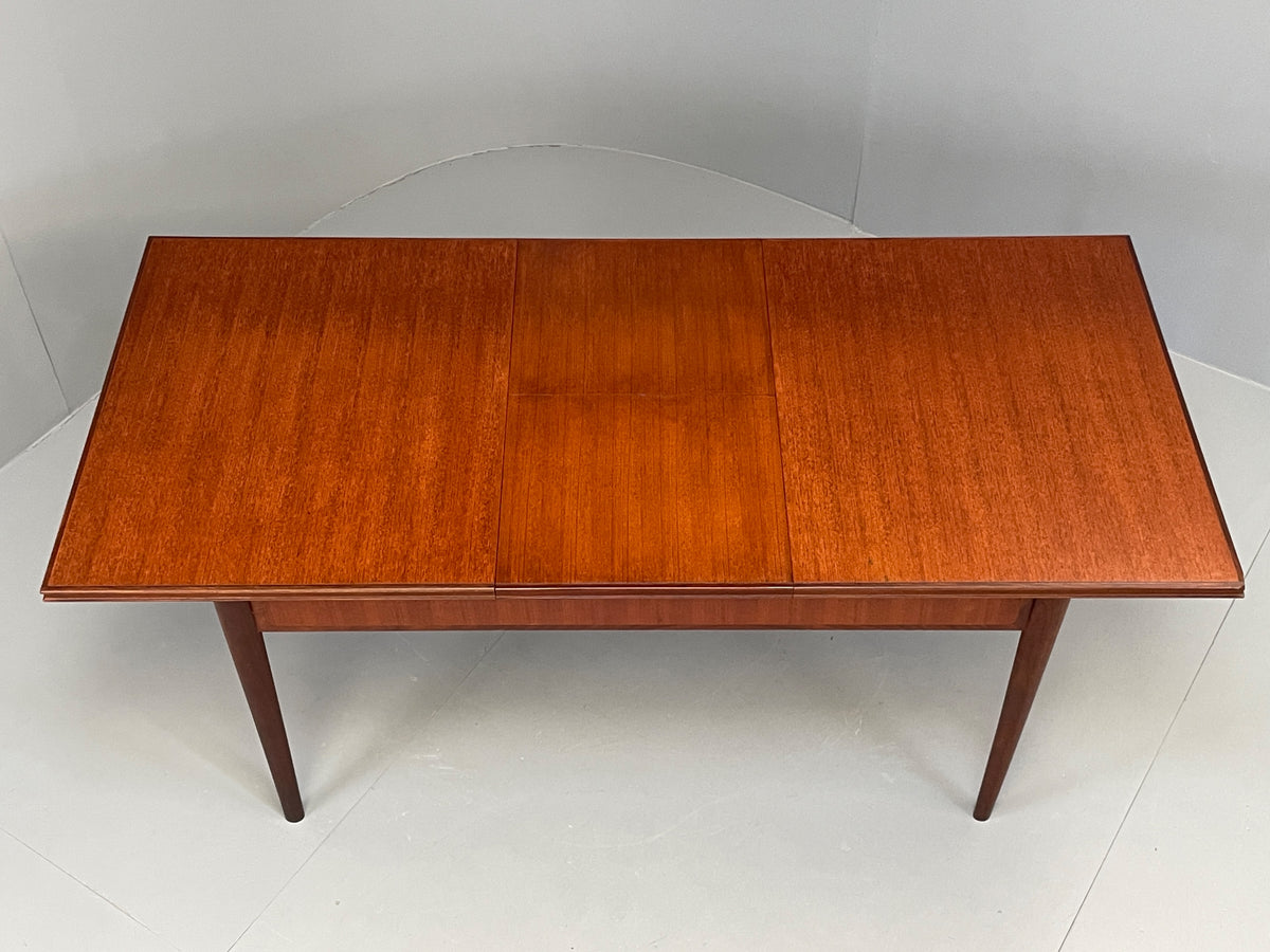 Vintage Teak Dining Table Extending Mid Century 1960s Retro Rectangular EB12952