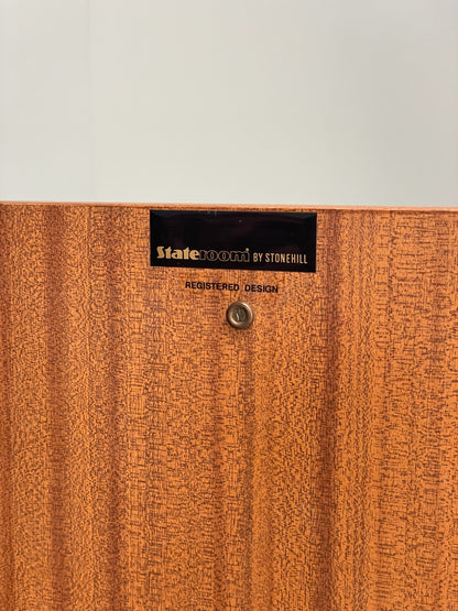 Vintage 1960s Teak Sideboard By Stonehill Retro Drawers Shelving EB12506