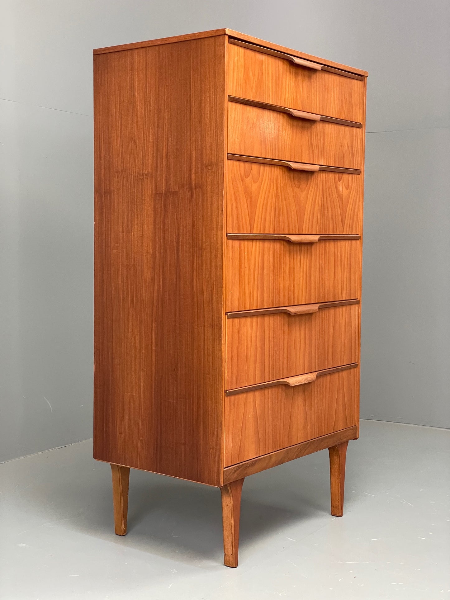 Vintage Chest Of Drawers By Austinsuite Teak Tallboy Mid Century 1960s EB12903