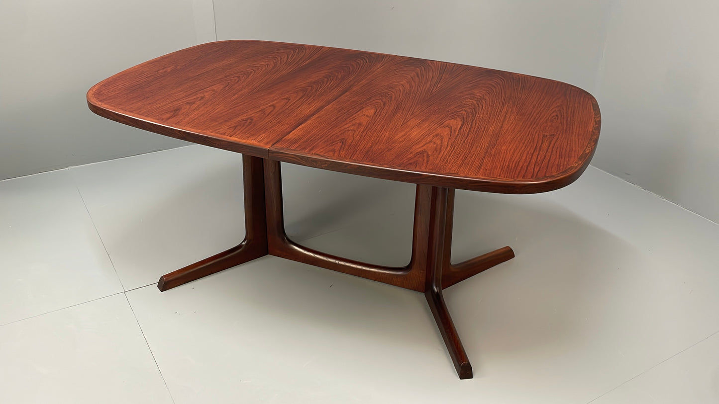 Vintage Dining Table Extending By Gudme Møbelfabrik Danish Mid Century EB12616