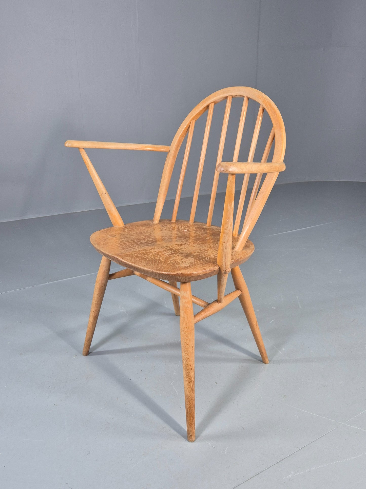 Vintage Ercol Windsor Carver Low Back 1960s Original EB12305