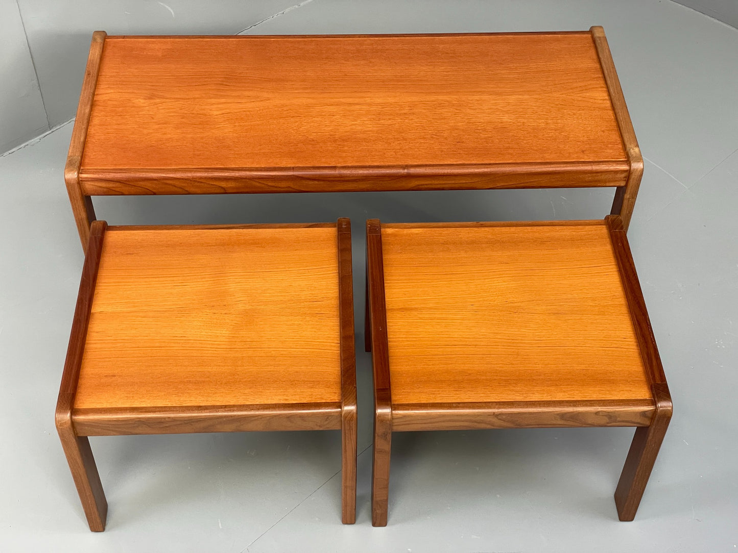 Vintage Nesting Tables Teak Gordon Russell Set Of 3 Retro 1970s EB12634