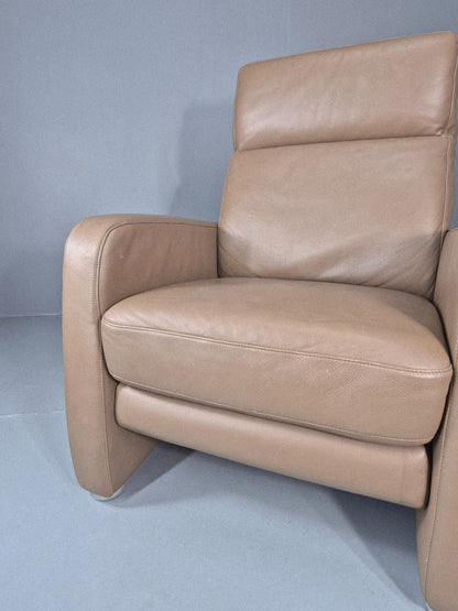 Ergoline Leather Reclining Chair Willi Schillig 1990s Retro EB10999 MNOR