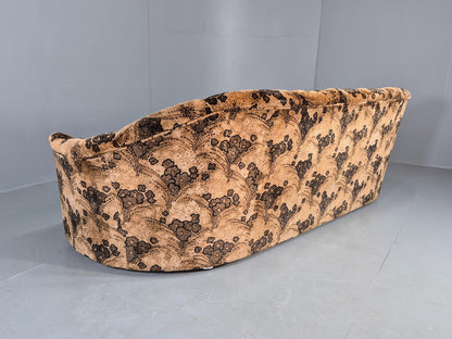 Vintage 1970s 3 Seater Englender Sofa Floral Browns Original Condition EB12272
