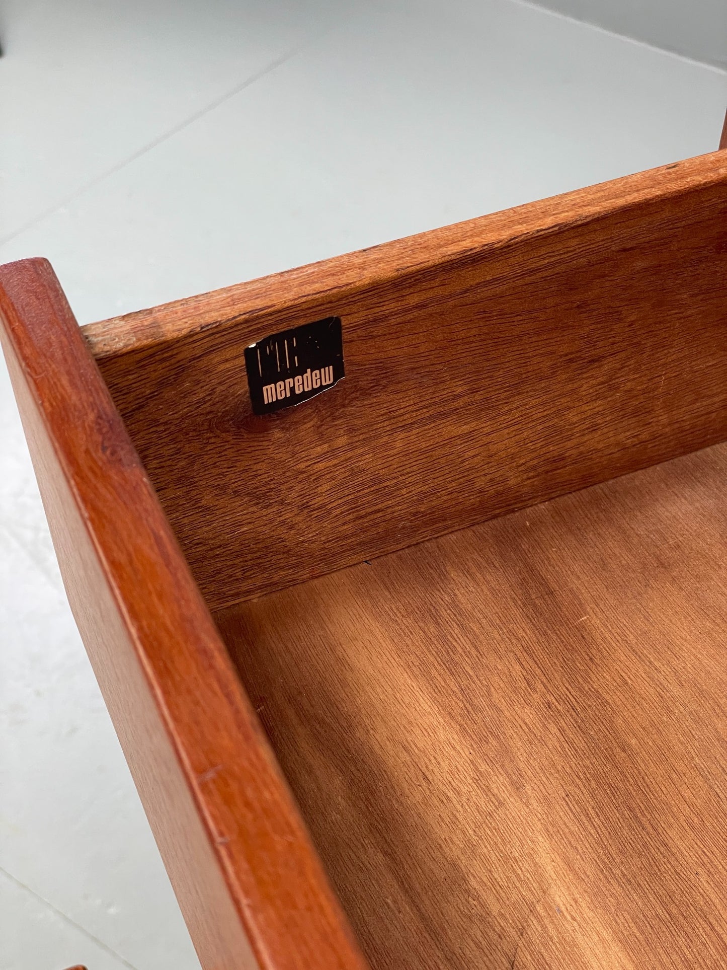 Vintage Chest Of Drawers By Meredew Mirror Teak 1960s Retro Mid Century EB12513