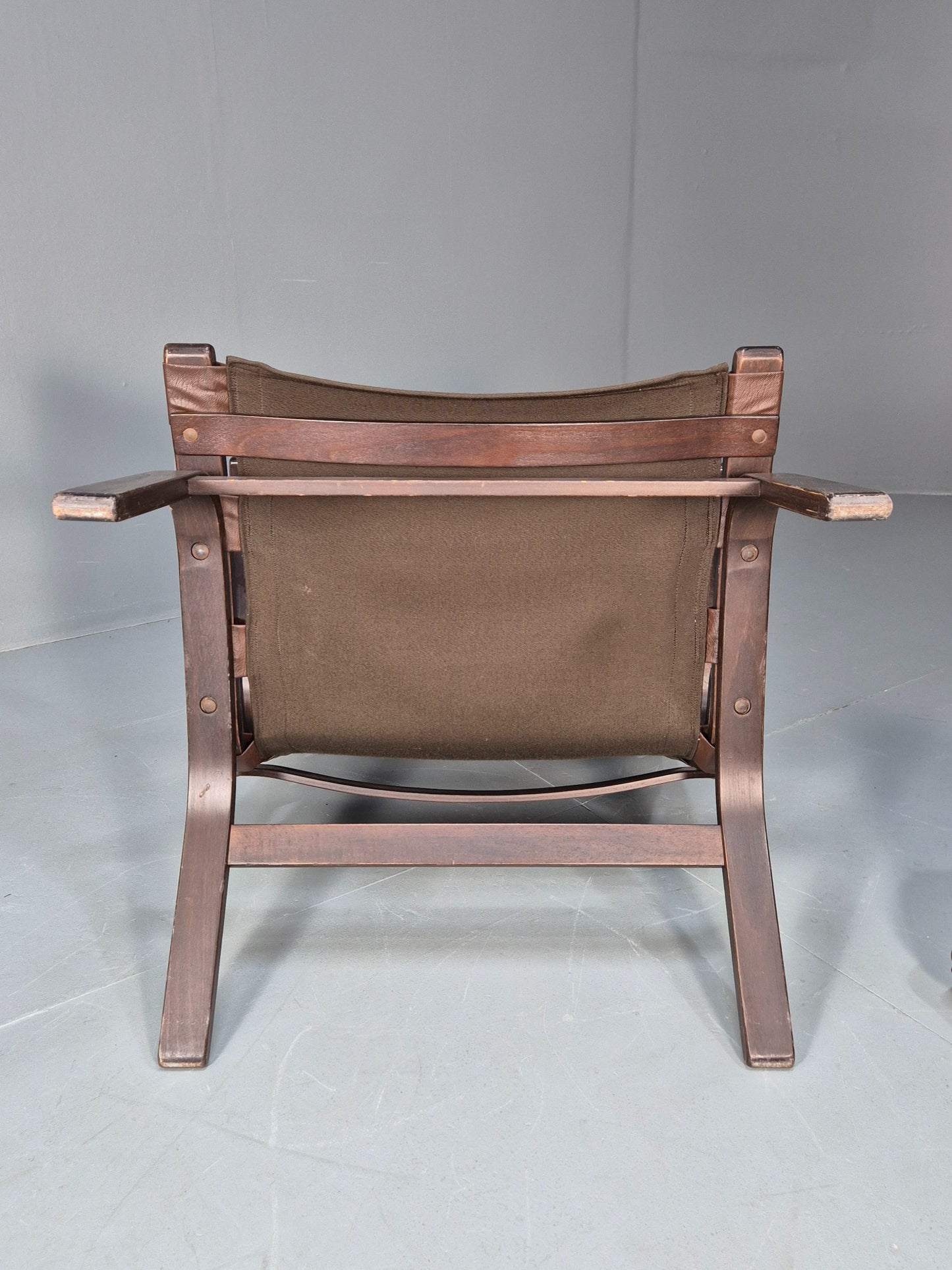 Vintage Mid Century Bentwood Danish Lounge Chair Farstup Retro 1970s EB09913