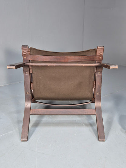 Vintage Mid Century Bentwood Danish Lounge Chair Farstup Retro 1970s EB09913