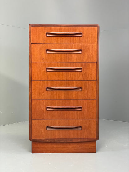 Vintage G Plan Drawers Teak Chest Of Drawers 1960s Fresco Range Retro EB12633