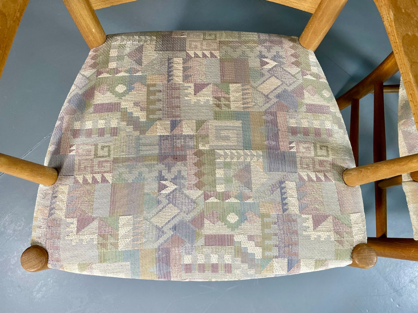 2 Vintage Kaare Klint Church Chairs Fritz Hansen 1930s Retro MCM  EB06017