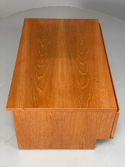Vintage Teak Drawer TV Unit By Beaver & Tapley Retro Storage EB13155