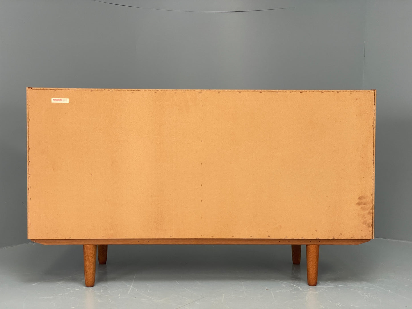 Vintage Teak Sideboard Domino Møbler Danish 1970s Retro Shelving EB12086