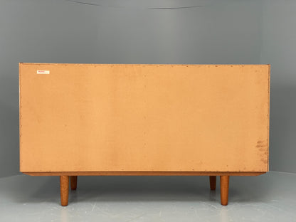 Vintage Teak Sideboard Domino Møbler Danish 1970s Retro Shelving EB12086