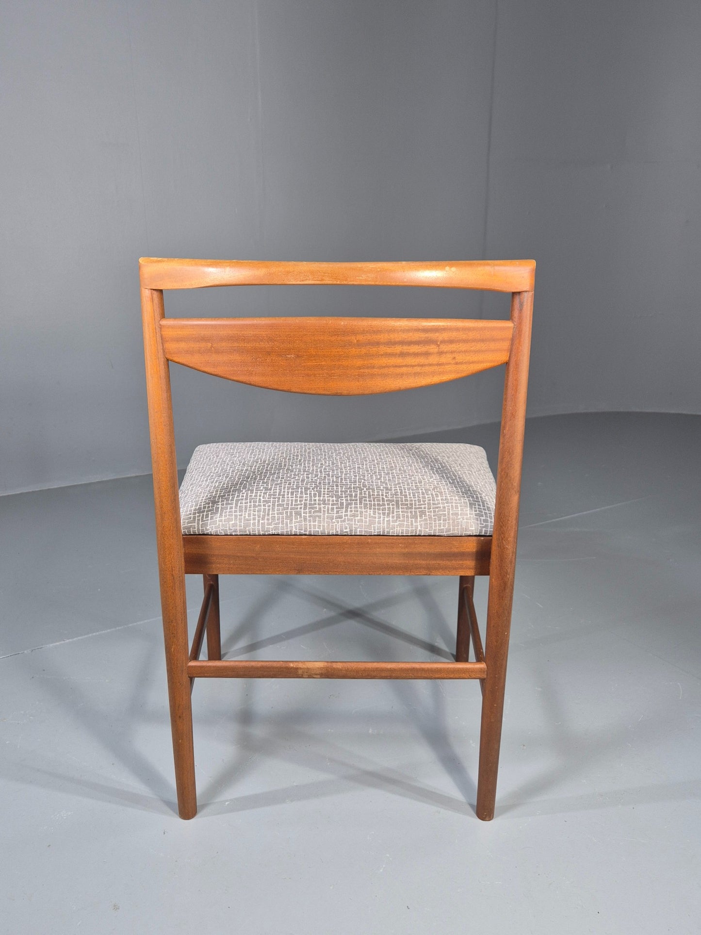 Single Vintage McIntosh Dining Chair Model 9433 Teak New Upholstery EB12309