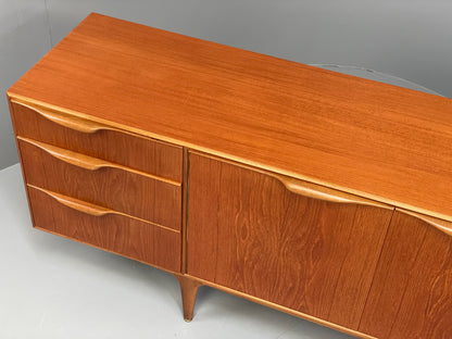 Vintage McIntosh Teak Sideboard 1960s Mid Century Drawers Shelves EB11686
