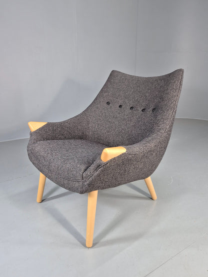 Vintage Mama Bear Matzform Lounge Chair Grey Beech Danish Modern Design EB12317