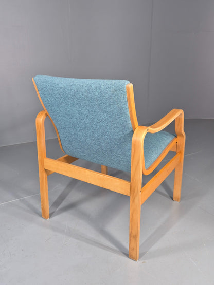 Vintage Danish Bentwood lounge chair fasterup New Upholstery Retro 1970s EB12001