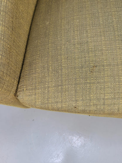 Vintage Mid Century Armchair Danish Original Green Teak Paws 1960s Retro EB8483