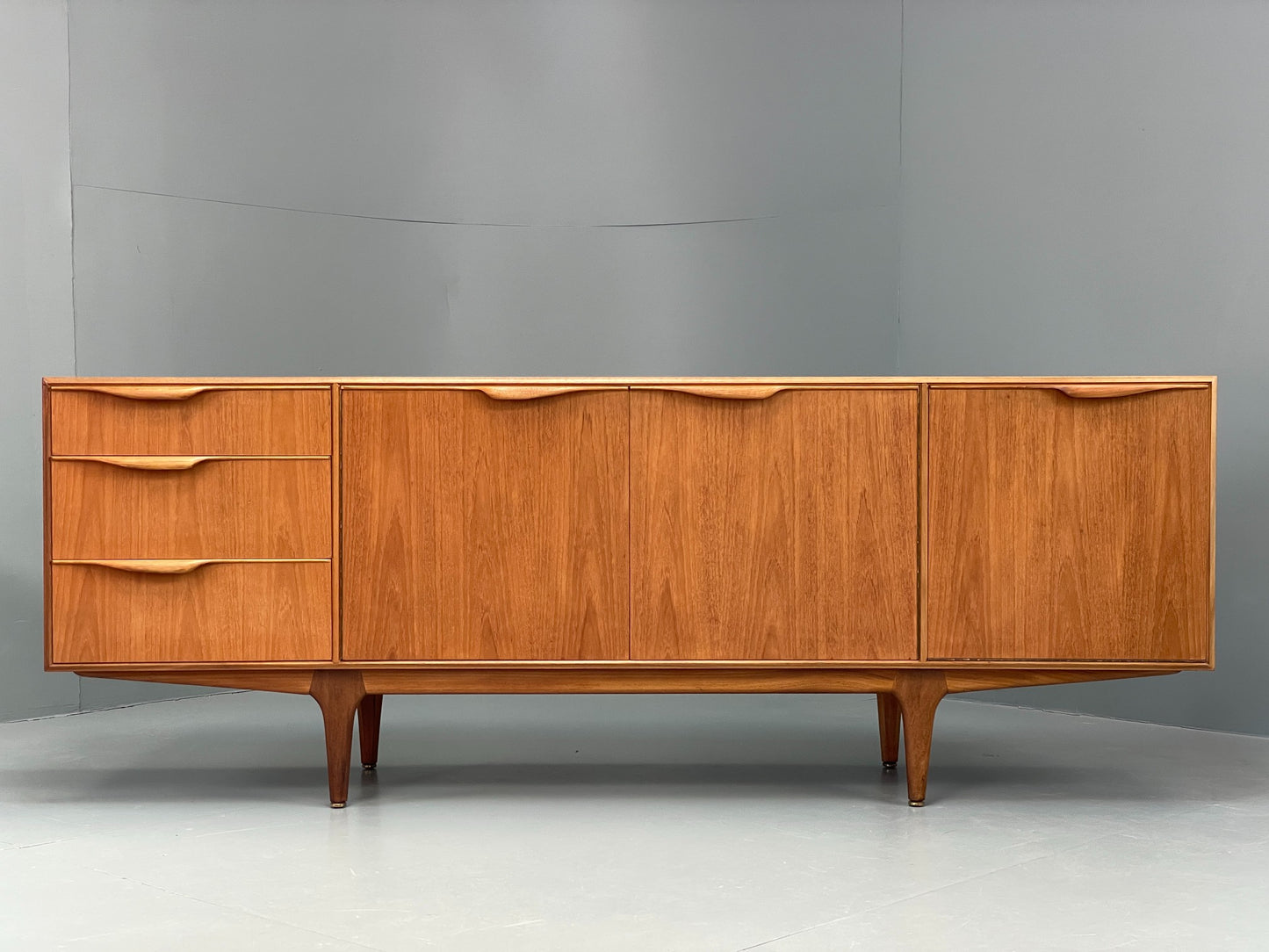 Vintage Teak Sideboard McIntosh 1960s Mid Century Drawers Shelves EB12876