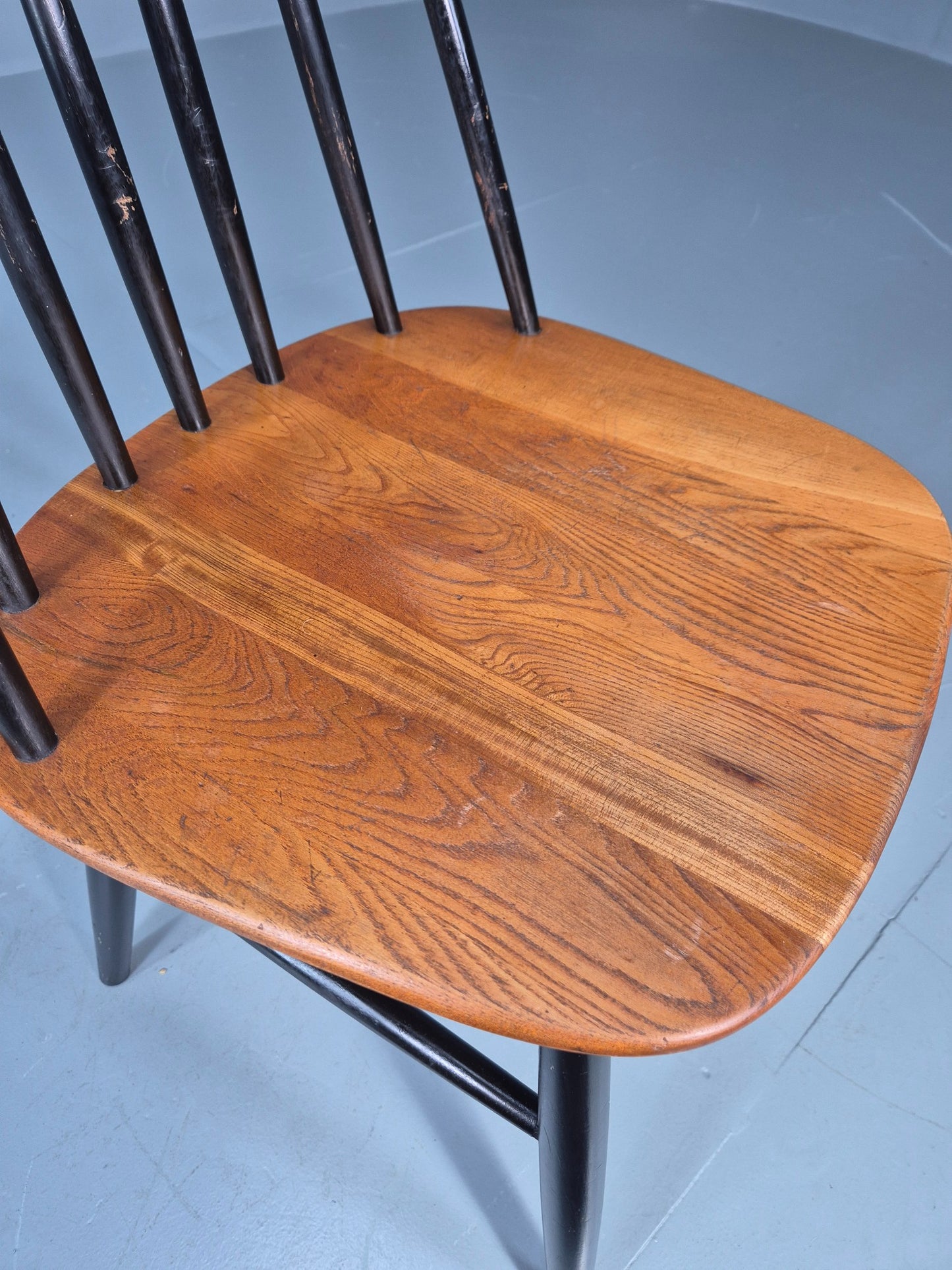 Vintage Ilmari Tapiovaara Fanett Chair Beech and Teak Retro MCM 1950s EB11602