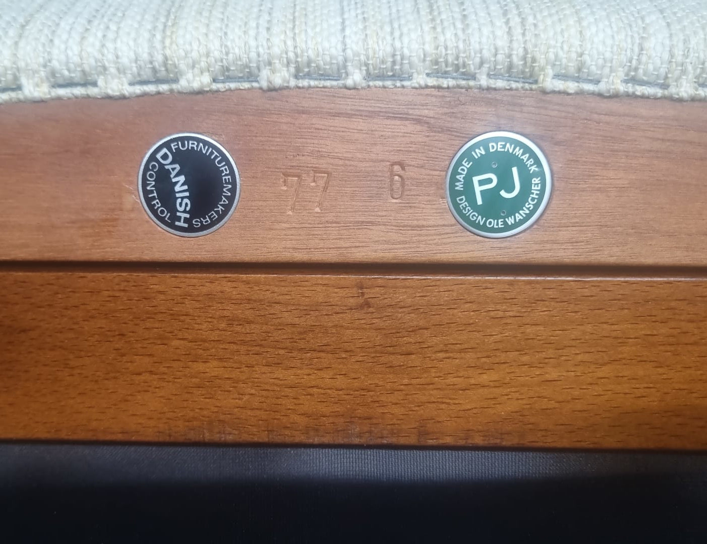2 Vintage Ole Wanscher Mid Century Lounge Chairs P Jeppesen 1960s Retro EB12319