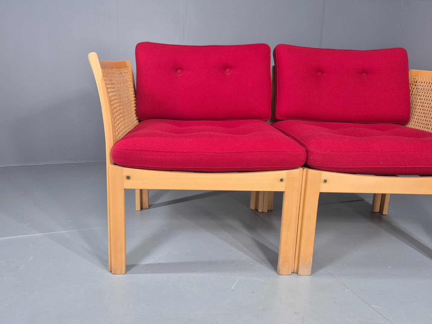 Vintage Mid Century 2 Seater Sofa Illum Wikkelso Plexus Retro Danish EB12389