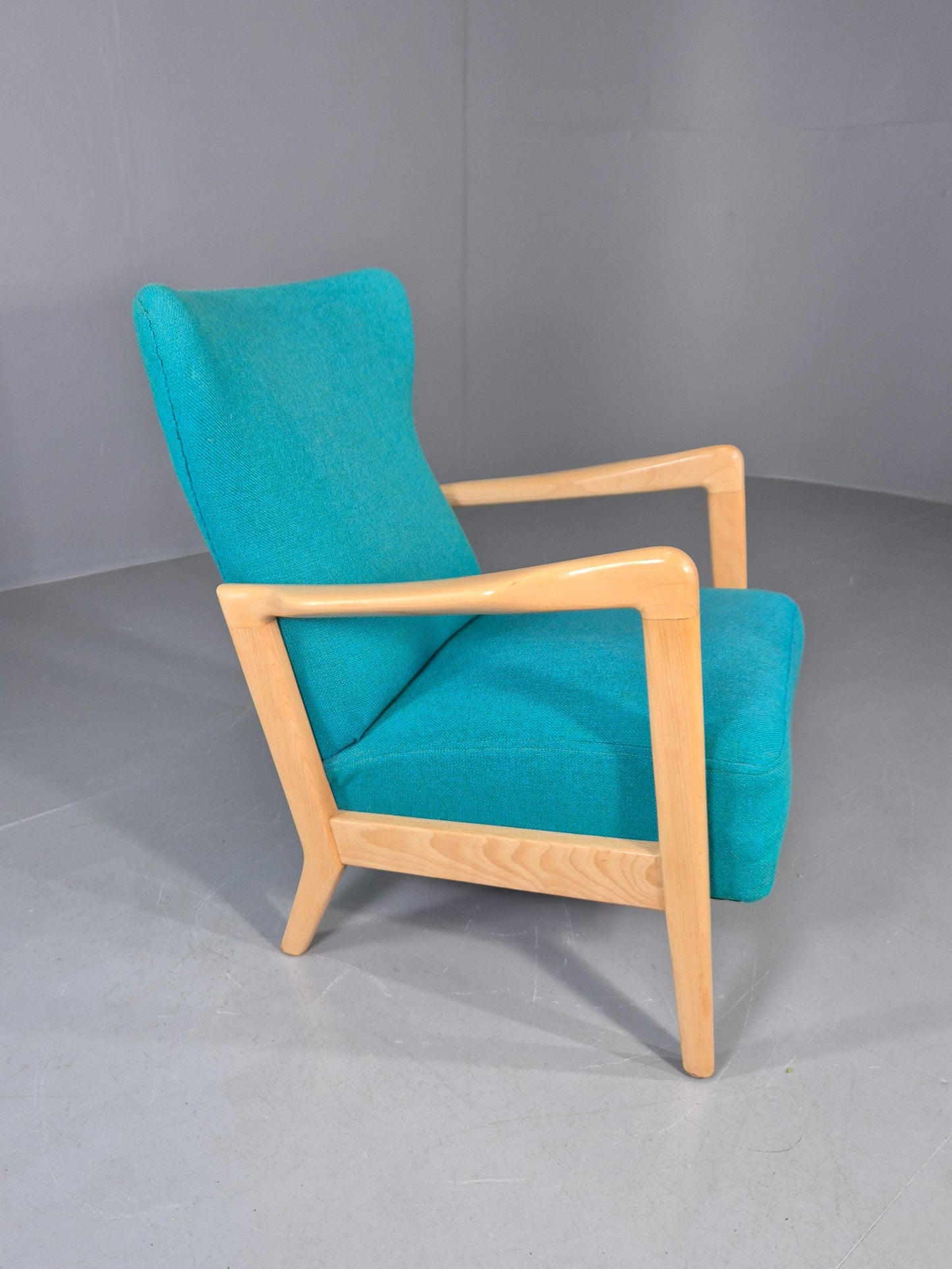 Vintage Mid Century Fritz Hansen Lounge Chair Soren Hansen Design 1940s  EB12108
