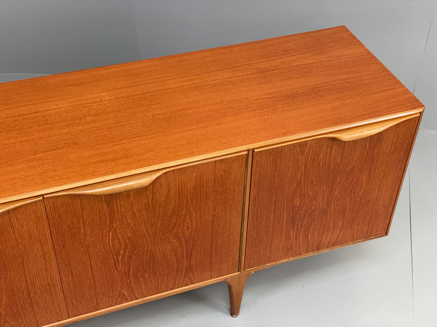 Vintage McIntosh Teak Sideboard 1960s Mid Century Drawers Shelves EB11686