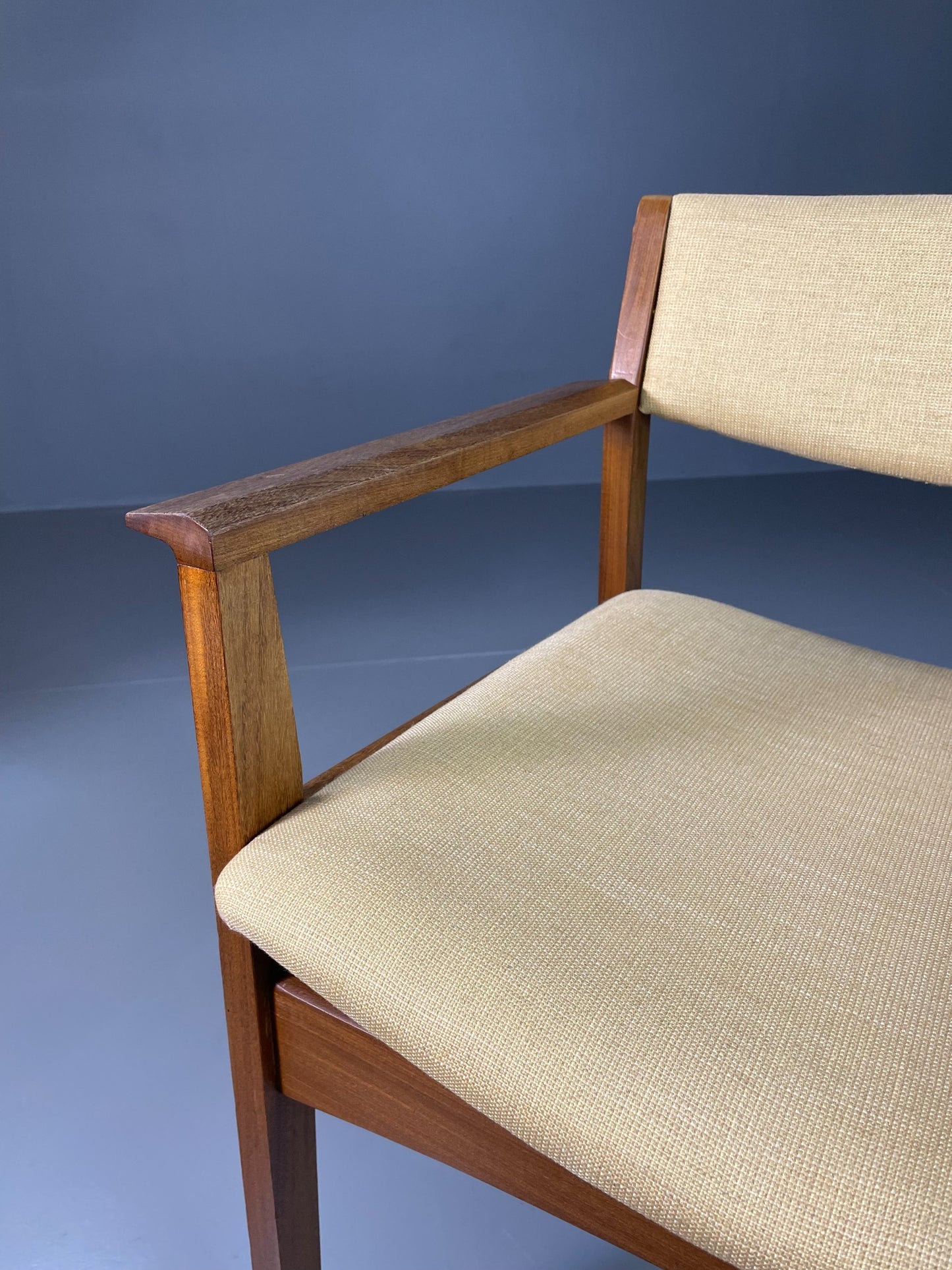 Vintage Mid Century Desk Elbow Chair Danish Teak Retro 1960s EB06348