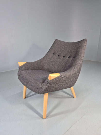 Vintage Mama Bear Matzform Lounge Chair Grey Beech Danish Modern Design EB12316