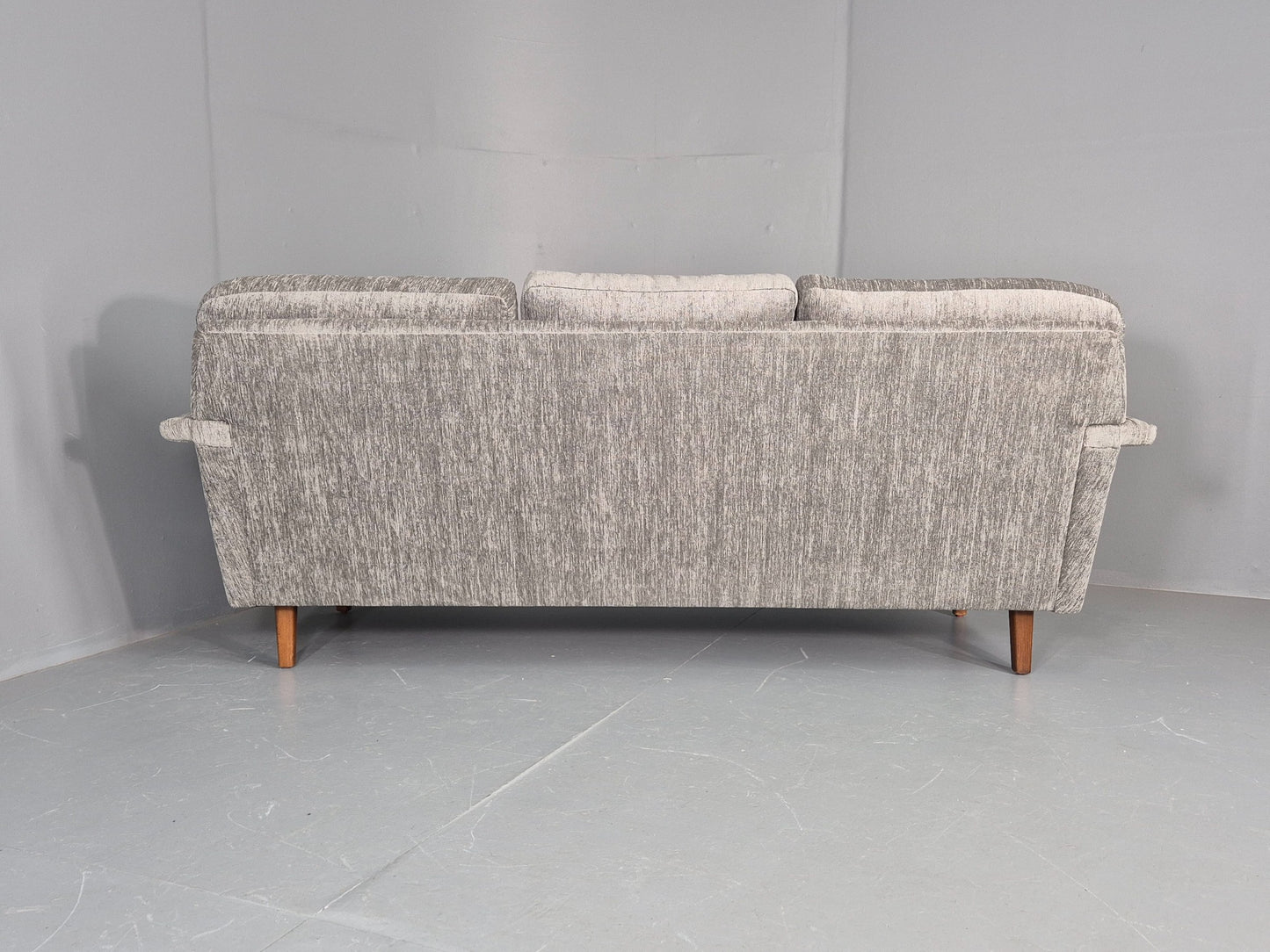 Vintage 3 Seater Mid Century Sofa Danish Design New Upholstery 1960s EB11127