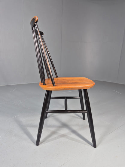 Vintage Ilmari Tapiovaara Fanett Chair Beech and Teak Retro MCM 1950s EB11602