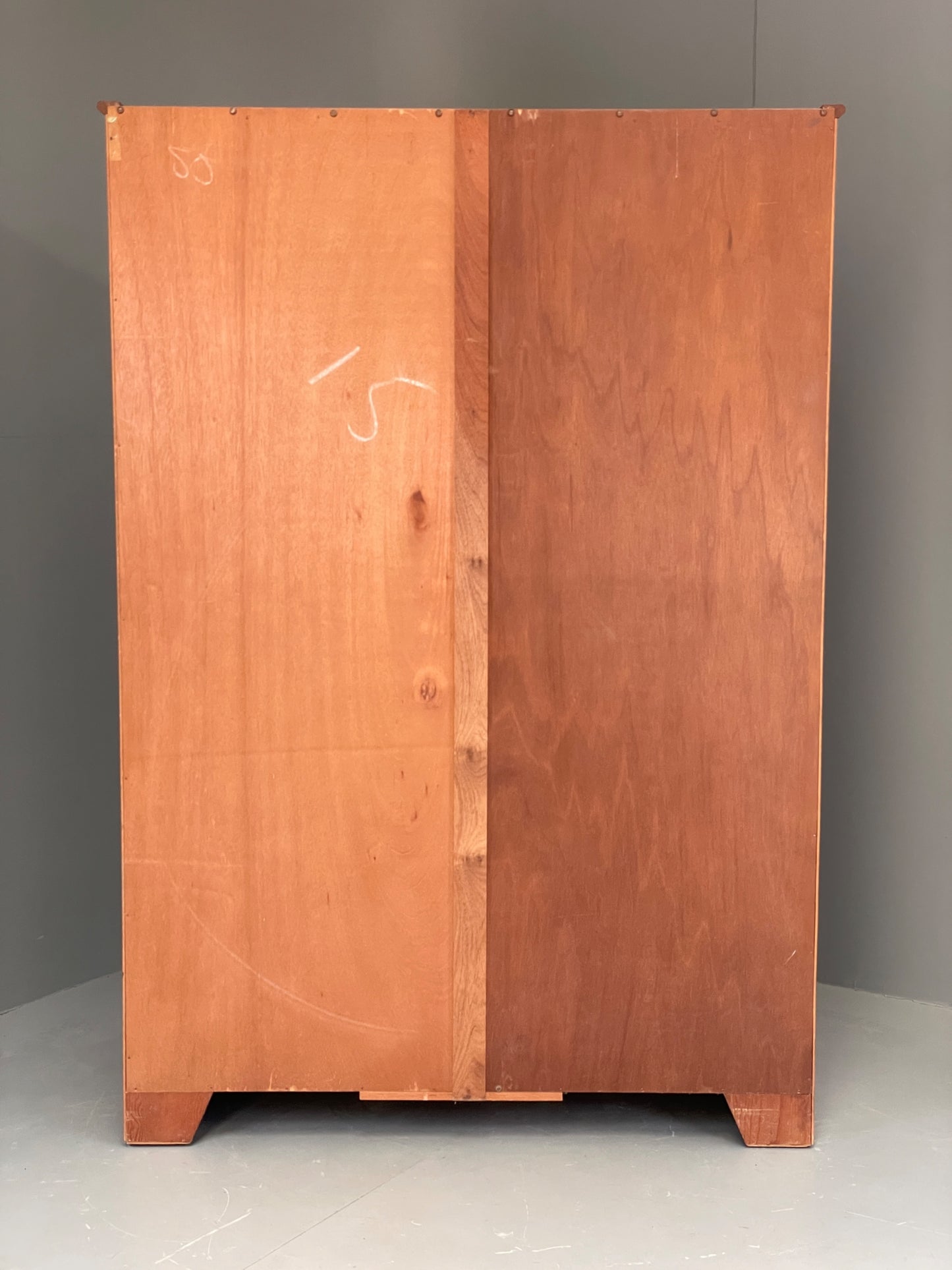 Vintage 1960s Teak Wardrobe Homeworthy Retro Mid Century Clothes Rail EB12299
