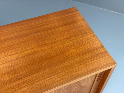 Vintage Hundevad Teak Sideboard Cabinet Danish Mid Century 1960s Shelves EB13103