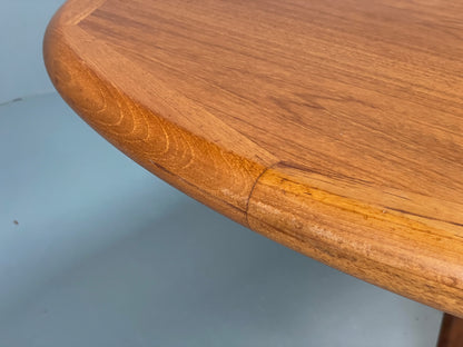 Vintage Teak Dining Table Extending Danish Mid Century Retro 1970s EB13122