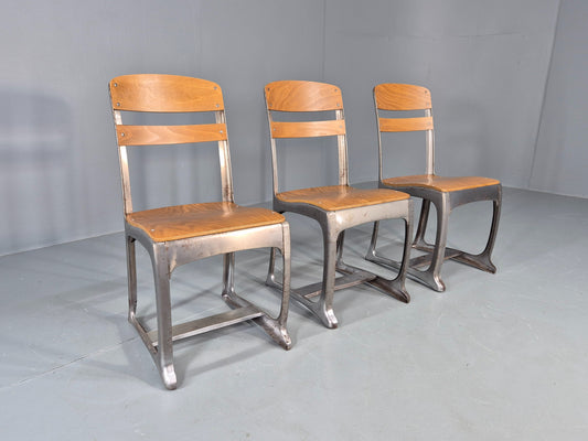 3 Vintage American seating Co. Envoy Chairs Adult size Retro MCM 1950s EB12552