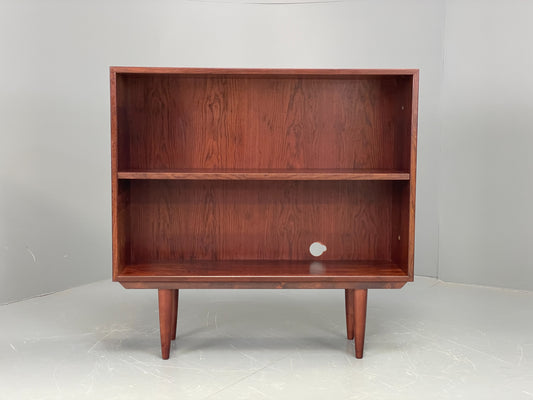 Vintage Danish 1960s Bookcase By Hjornebo Darkwood Retro Shelving EB12065