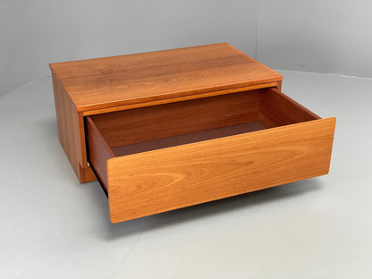 Vintage Teak Drawer TV Unit By Beaver & Tapley 1980s Retro EB12824