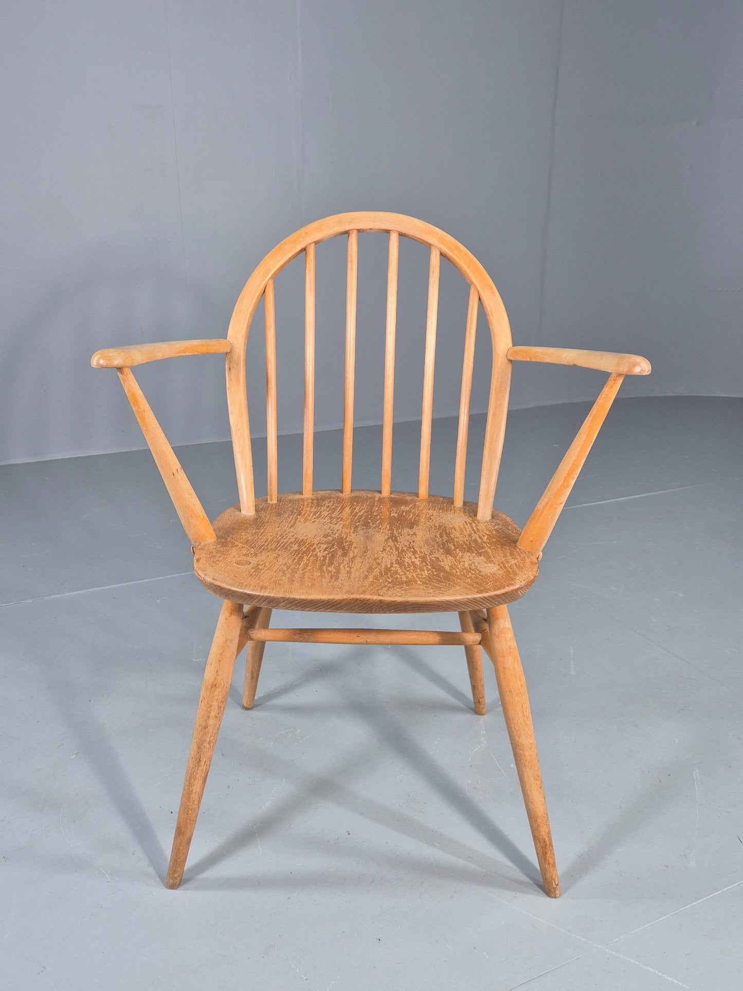 Vintage Ercol Windsor Carver Low Back 1960s Original EB12305