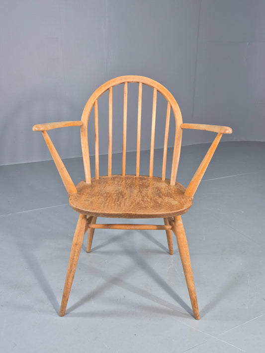 Vintage Ercol Windsor Carver Low Back 1960s Original EB12305