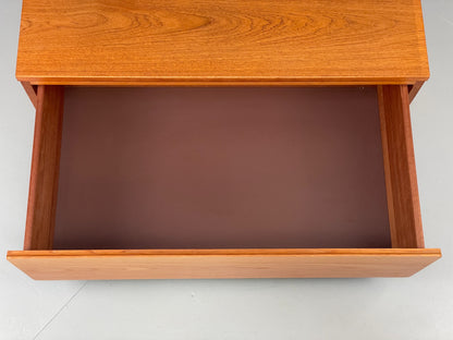 Vintage Teak Drawer TV Unit By Beaver & Tapley 1980s Retro EB12824