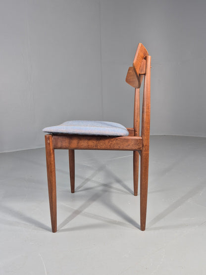 Vintage G plan Danish Design Lounge Chair Teak Frame 1960s New Seat MCM EB11891