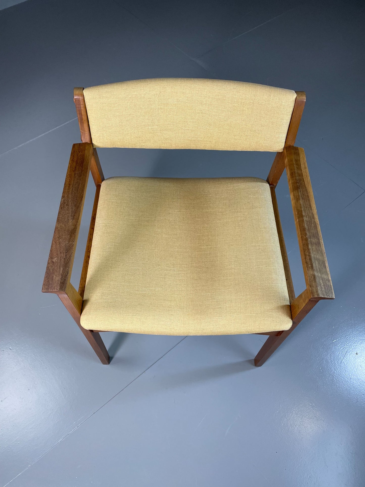 Vintage Mid Century Desk Elbow Chair Danish Teak Retro 1960s EB06348