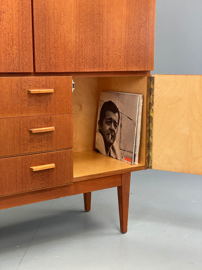 Vintage 1960s Teak Cabinet Sideboard Storage Shelving Drawers EB12294