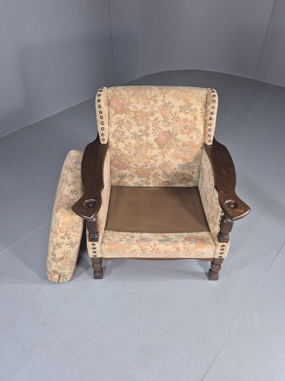Vintage Danish Lounge Chair 1970s Kjaernaulf Style Retro EB11957