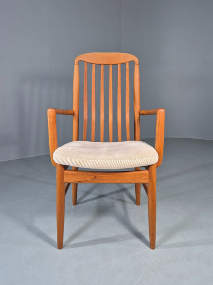 Vintage Benny Linden Carver Chair Teak Frame 1970s Retro MCM Original EB13060