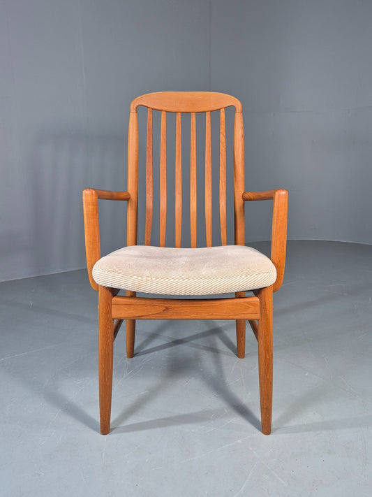 Vintage Benny Linden Carver Chair Teak Frame 1970s Retro MCM Original EB13060