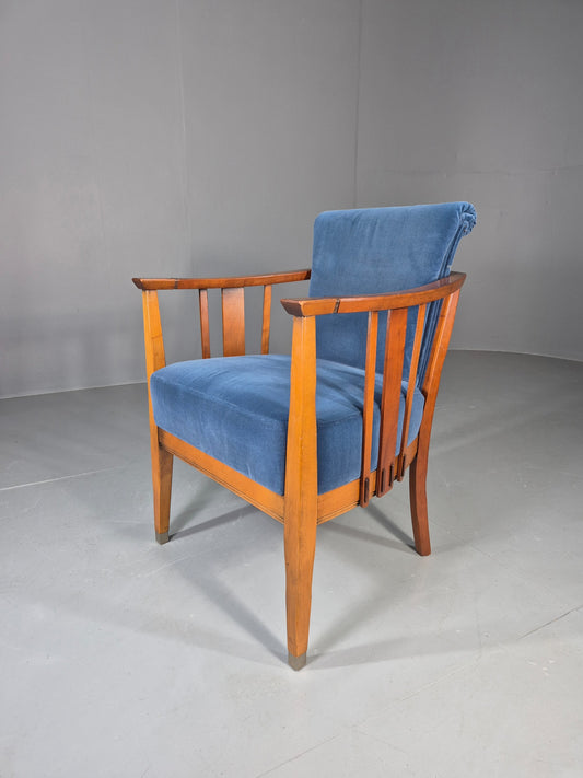 Vintage Jugendstil Styled Armchair Dutch Design Modern Build 1980s Retro EB13020
