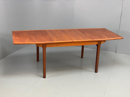 Vintage Nathan Dining Table Teak 1960s Extending Mid Century 10 Seat EB12215